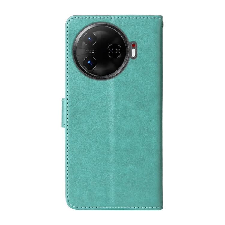 For Tecno Camon 30 Pro Embossed Butterfly Flowers Leather Phone Case