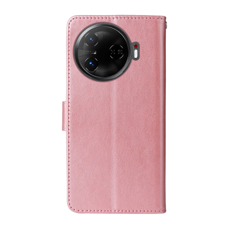 For Tecno Camon 30 Pro Embossed Butterfly Flowers Leather Phone Case