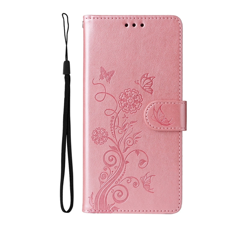 For Tecno Spark 30C Embossed Butterfly Flowers Leather Phone Case