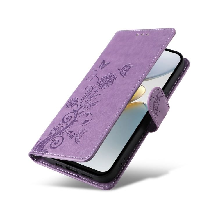 For Tecno Spark Go 1 / Pop 9 / Spark Go 2025 Embossed Butterfly Flowers Leather Phone Case
