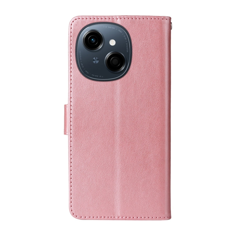 For Tecno Spark Go 1 / Pop 9 / Spark Go 2025 Embossed Butterfly Flowers Leather Phone Case