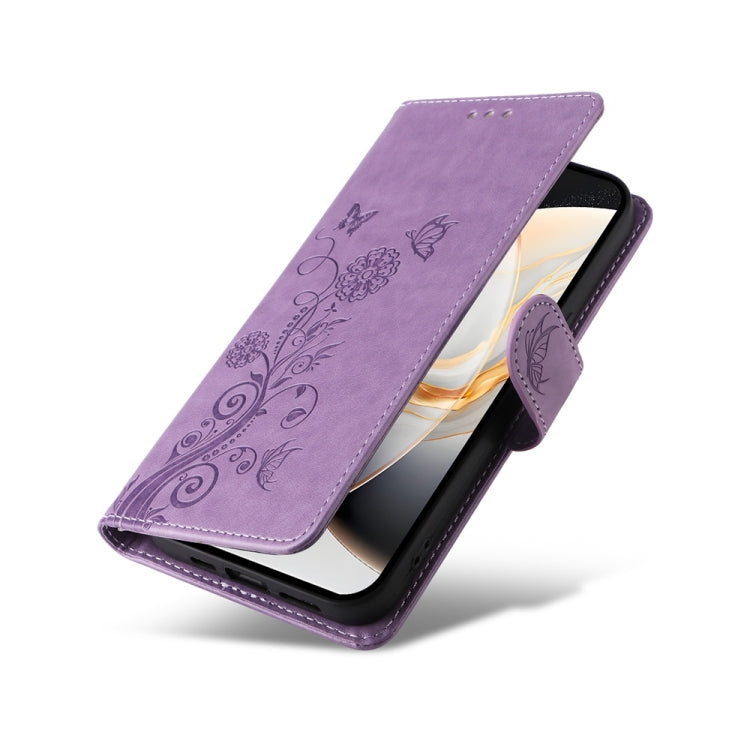 For Tecno Camon 30S / Camon 30S Pro Embossed Butterfly Flowers Leather Phone Case