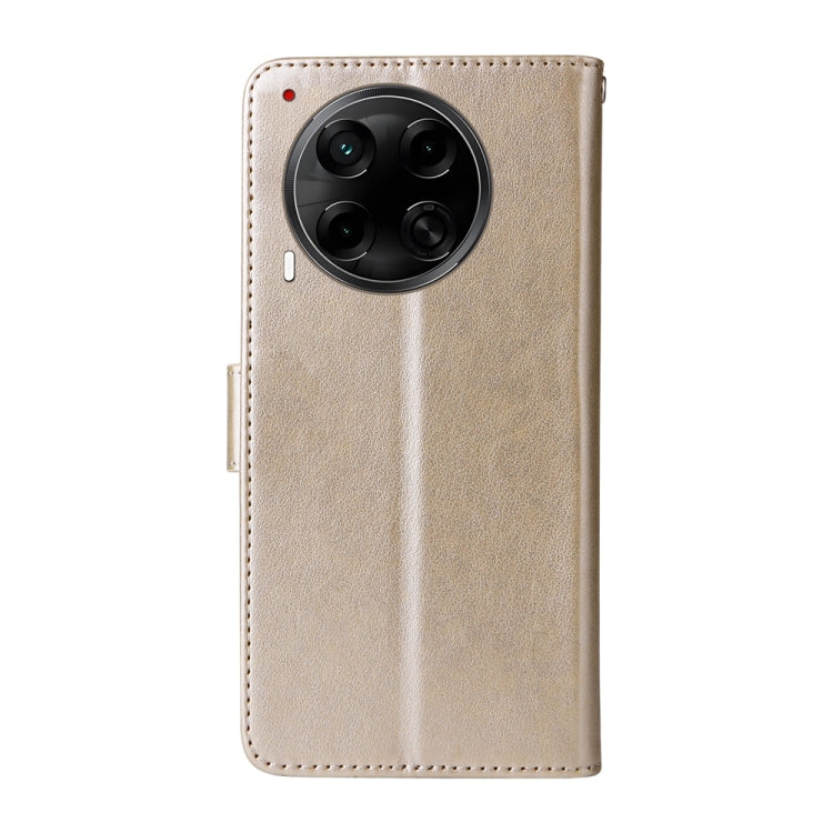 For Tecno Camon 30S / Camon 30S Pro Embossed Butterfly Flowers Leather Phone Case