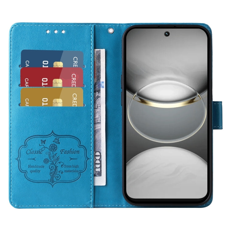 For Tecno Spark 30 4G Embossed Butterfly Flowers Leather Phone Case