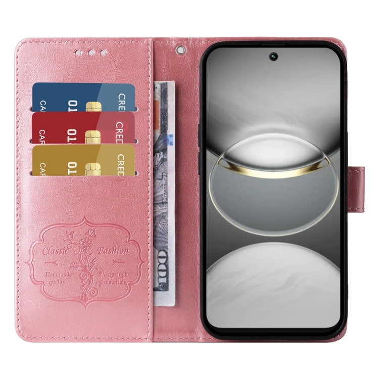 For Tecno Spark 30 4G Embossed Butterfly Flowers Leather Phone Case