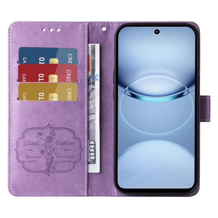 For Tecno Spark 30 5G / Pova 6 Neo 5G Embossed Butterfly Flowers Leather Phone Case