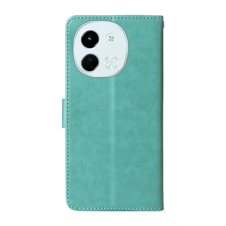 For Tecno Spark 30 5G / Pova 6 Neo 5G Embossed Butterfly Flowers Leather Phone Case