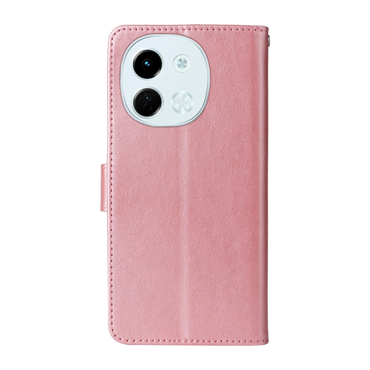 For Tecno Spark 30 5G / Pova 6 Neo 5G Embossed Butterfly Flowers Leather Phone Case