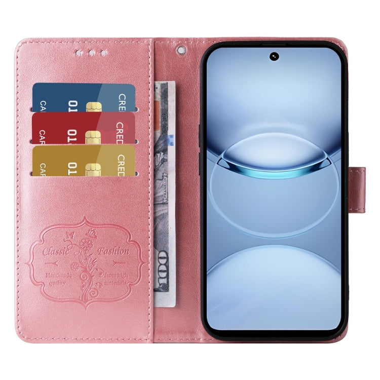For Tecno Spark 30 5G / Pova 6 Neo 5G Embossed Butterfly Flowers Leather Phone Case