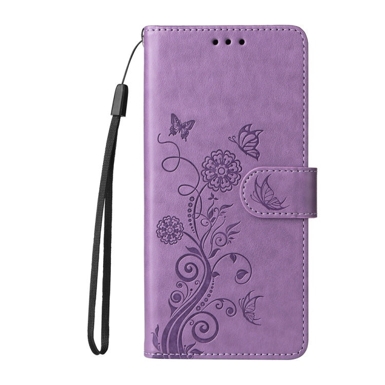 For Tecno Spark 30 Pro 4G Embossed Butterfly Flowers Leather Phone Case
