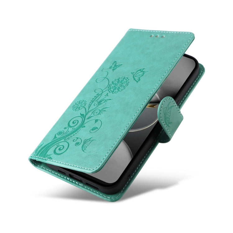 For Tecno Spark 30 Pro 4G Embossed Butterfly Flowers Leather Phone Case