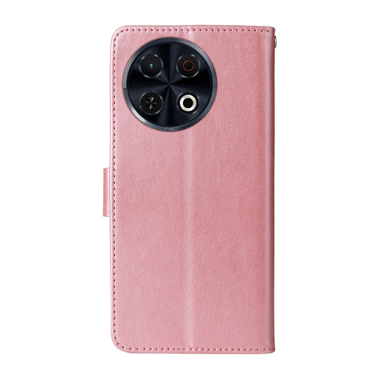 For Tecno Spark 30 Pro 4G Embossed Butterfly Flowers Leather Phone Case