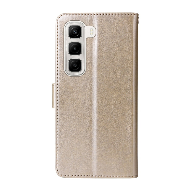For Infinix Hot 50 4G Embossed Butterfly Flowers Leather Phone Case