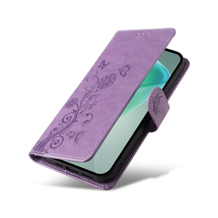 For Infinix Hot 50 5G Embossed Butterfly Flowers Leather Phone Case