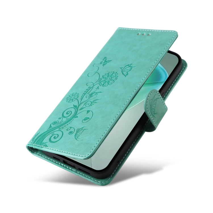 For Infinix Hot 50 5G Embossed Butterfly Flowers Leather Phone Case