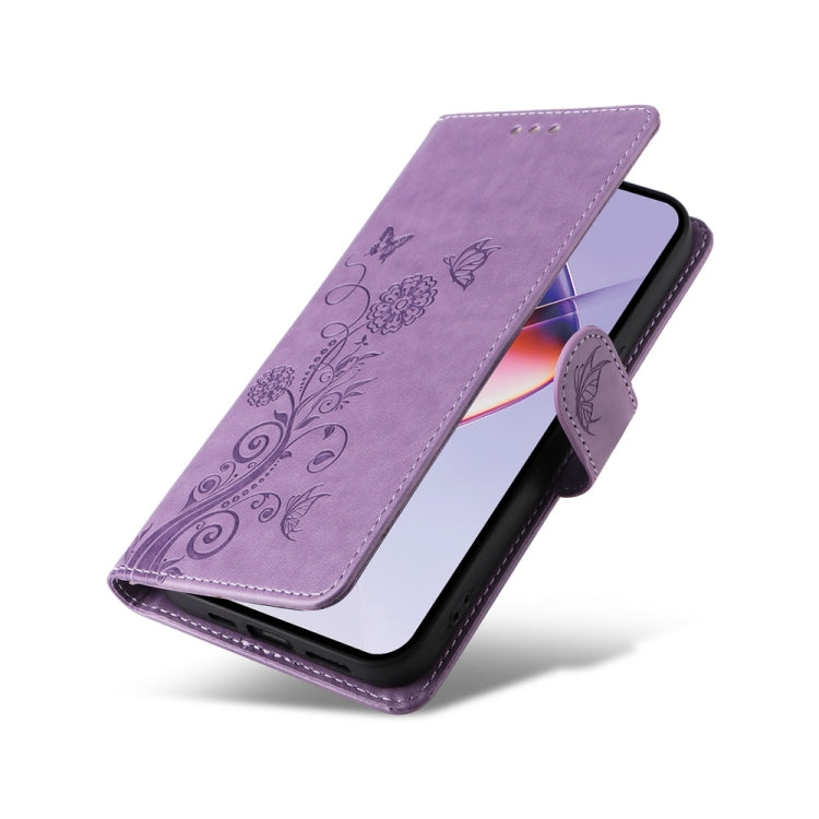 For Infinix Note 40 4G Embossed Butterfly Flowers Leather Phone Case