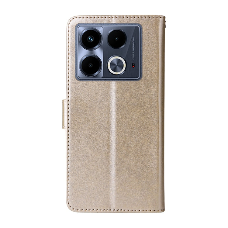 For Infinix Note 40 4G Embossed Butterfly Flowers Leather Phone Case