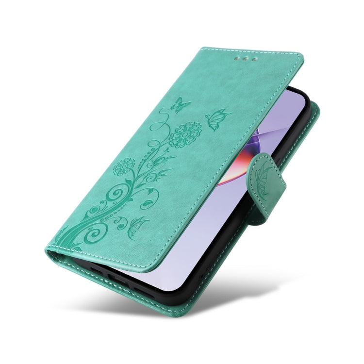 For Infinix Note 40 4G Embossed Butterfly Flowers Leather Phone Case