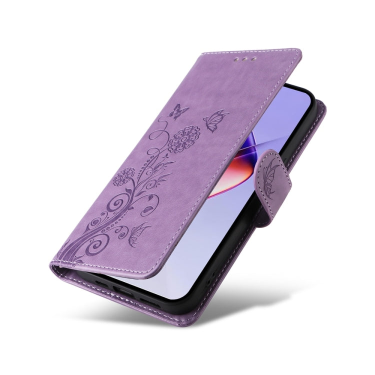 For Infinix Note 40 5G Embossed Butterfly Flowers Leather Phone Case