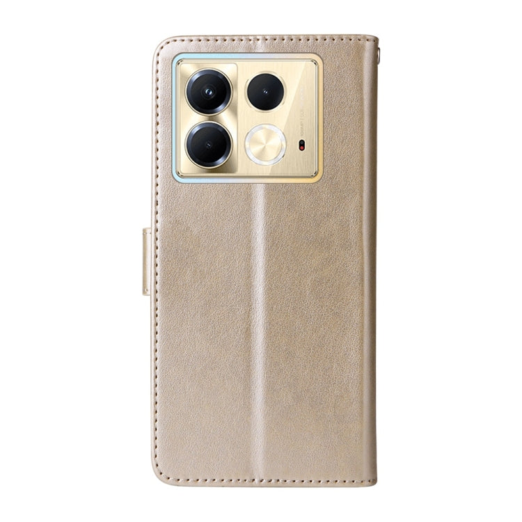 For Infinix Note 40 5G Embossed Butterfly Flowers Leather Phone Case