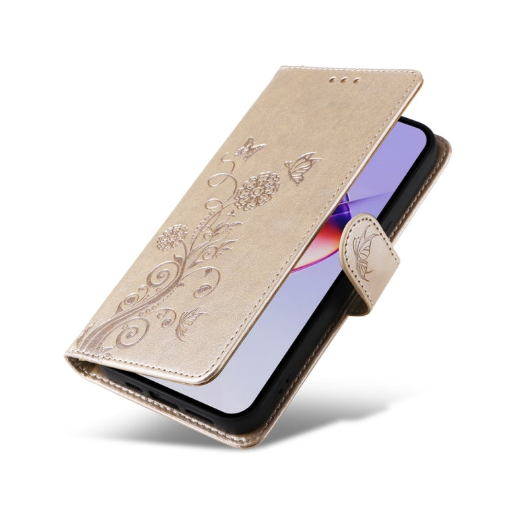 For Infinix Note 40 Pro 4G / 5G / Note 40 Pro+ Embossed Butterfly Flowers Leather Phone Case