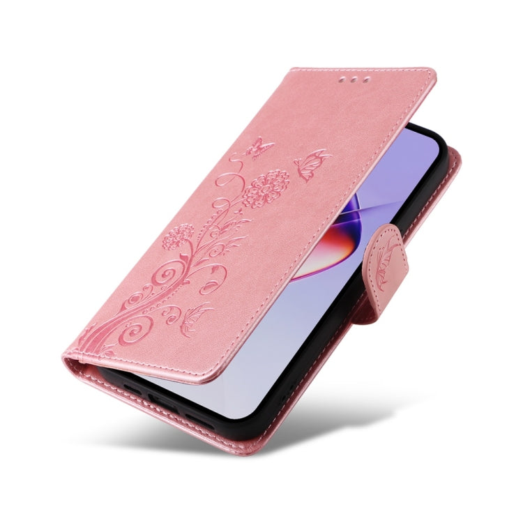For Infinix Note 40 Pro 4G / 5G / Note 40 Pro+ Embossed Butterfly Flowers Leather Phone Case
