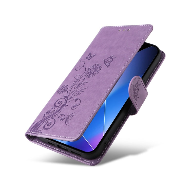 For Infinix Zero 40 4G / 5G Embossed Butterfly Flowers Leather Phone Case