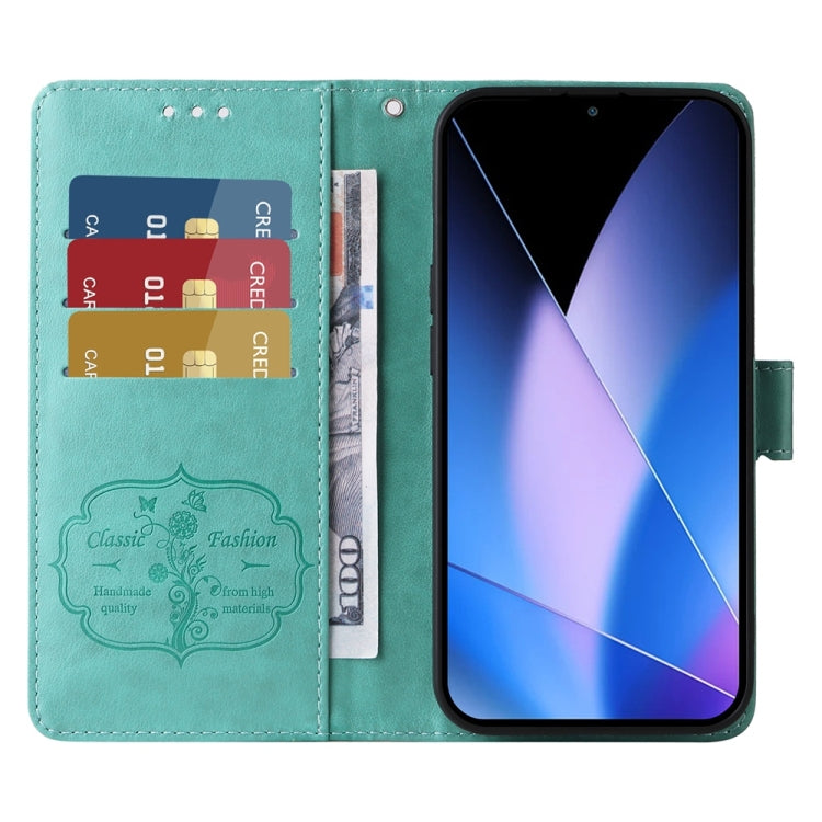 For Infinix Zero 40 4G / 5G Embossed Butterfly Flowers Leather Phone Case