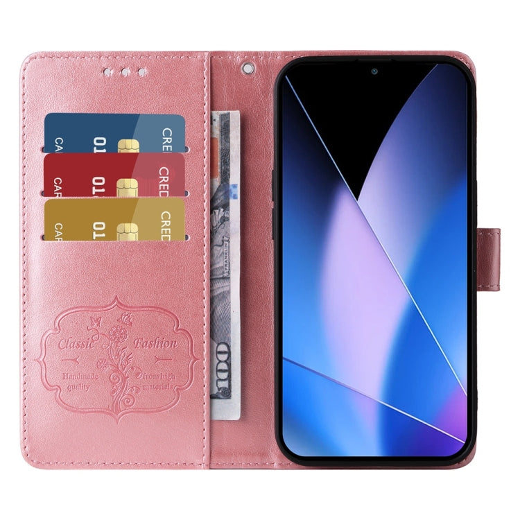 For Infinix Zero 40 4G / 5G Embossed Butterfly Flowers Leather Phone Case