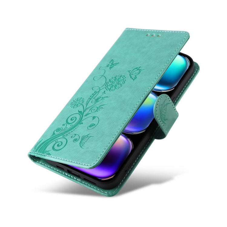 For Infinix Hot 50 Pro+ 4G Embossed Butterfly Flowers Leather Phone Case