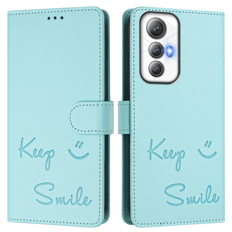 For Cubot Max 5 Smile Embossing RFID Leather Phone Case