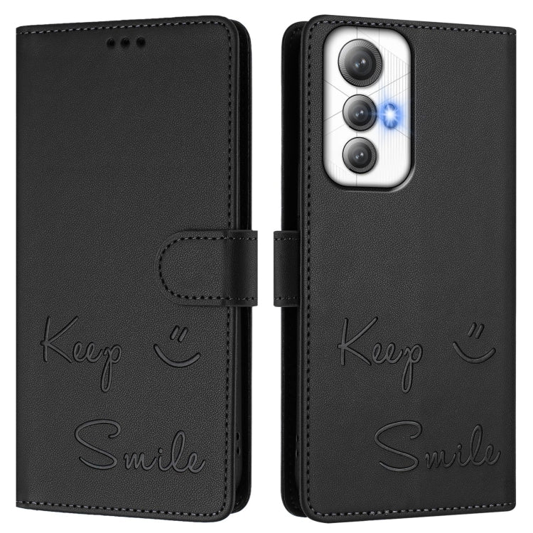 For Cubot Max 5 Smile Embossing RFID Leather Phone Case