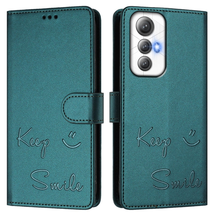 For Cubot Max 5 Smile Embossing RFID Leather Phone Case