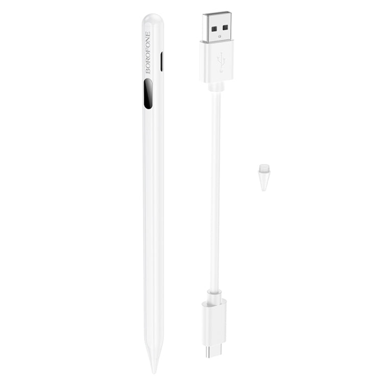 Borofone BG101 Digital Display Active Pad Special Capacitive Pen - White