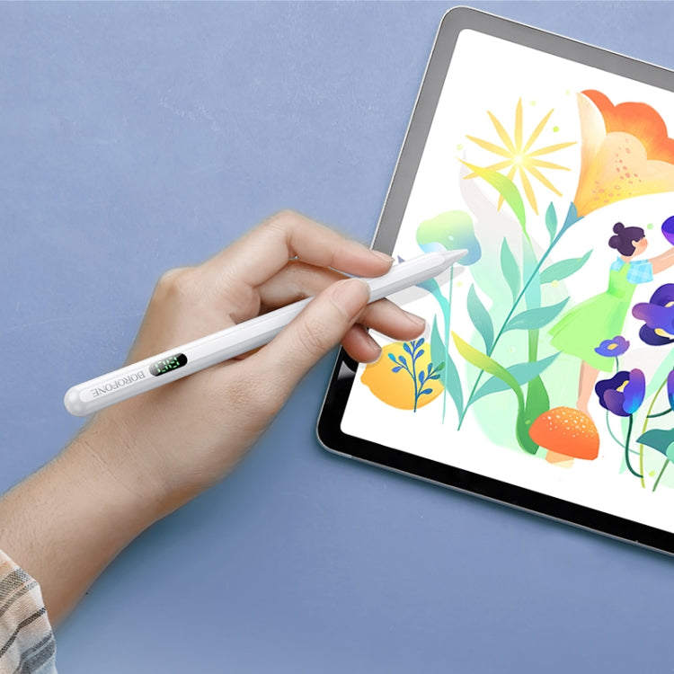 Borofone BG101 Digital Display Active Pad Special Capacitive Pen - White