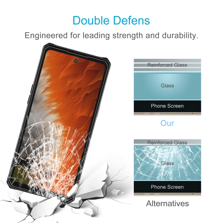 For IIIF150 B3 Pro 50pcs 3D 0.3mm Fine Hole High Aluminum Tempered Glass Film
