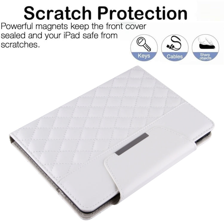 For iPad mini 6 / mini 2024 Diamond Pattern Hardware Buckle Smart Leather Tablet Case