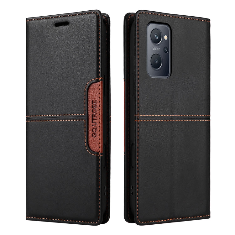 For Realme 9i GQUTROBE G01 RFID Anti-theft Leather Phone Case