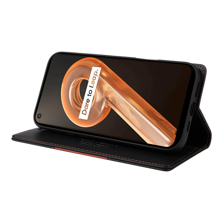 For Realme 9i GQUTROBE G01 RFID Anti-theft Leather Phone Case
