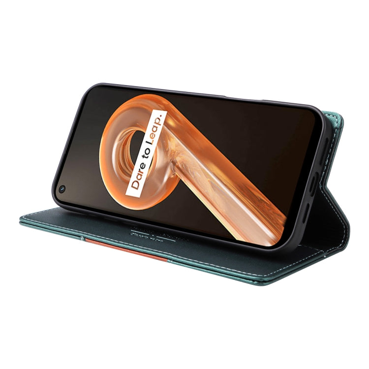 For Realme 9i GQUTROBE G01 RFID Anti-theft Leather Phone Case