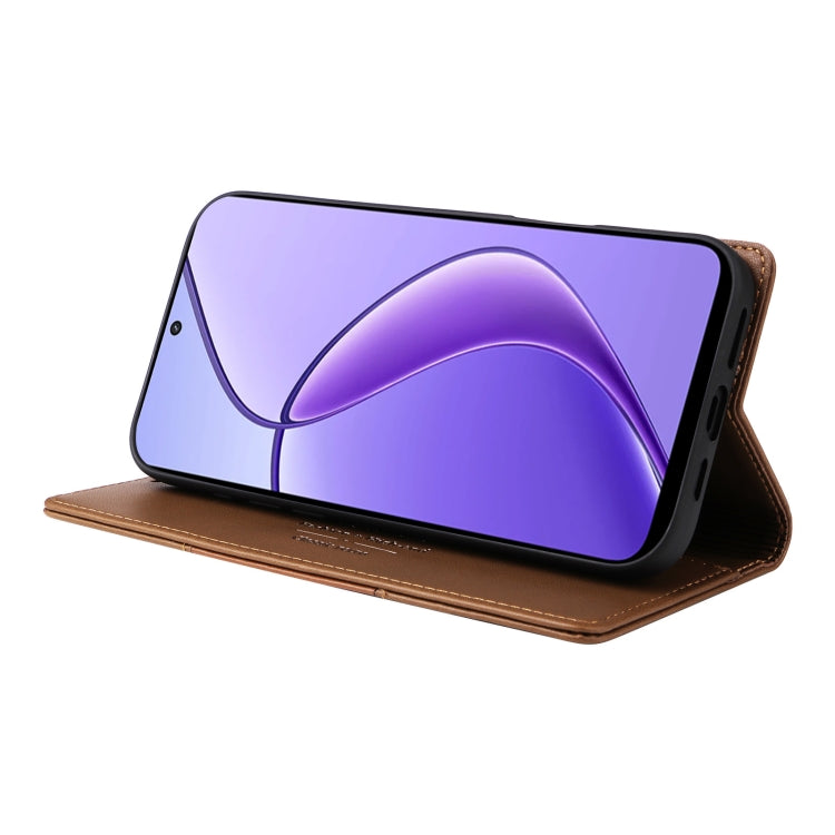 For Realme 12 5G / 12 Lite GQUTROBE G01 RFID Anti-theft Leather Phone Case