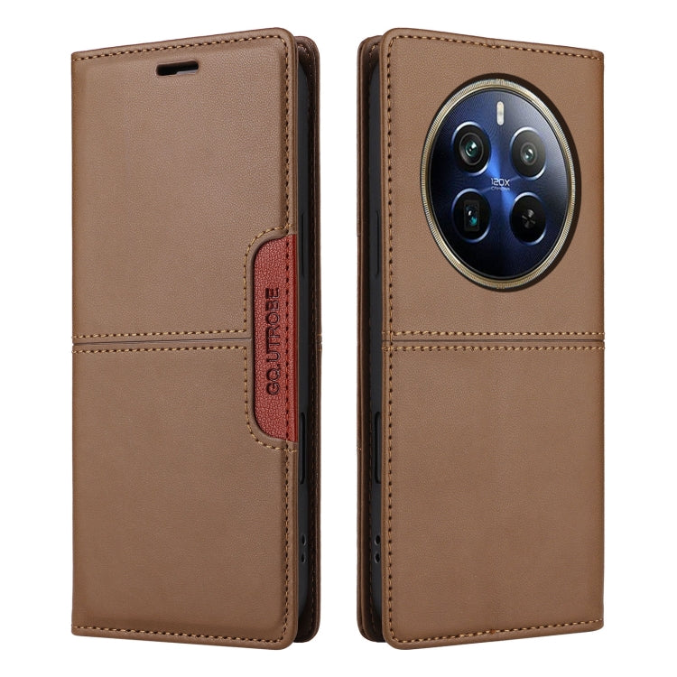 For Realme 12 Pro+ GQUTROBE G01 RFID Anti-theft Leather Phone Case