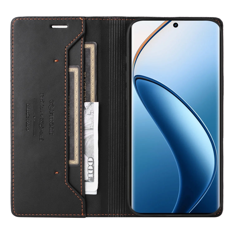 For Realme 12 Pro+ GQUTROBE G01 RFID Anti-theft Leather Phone Case