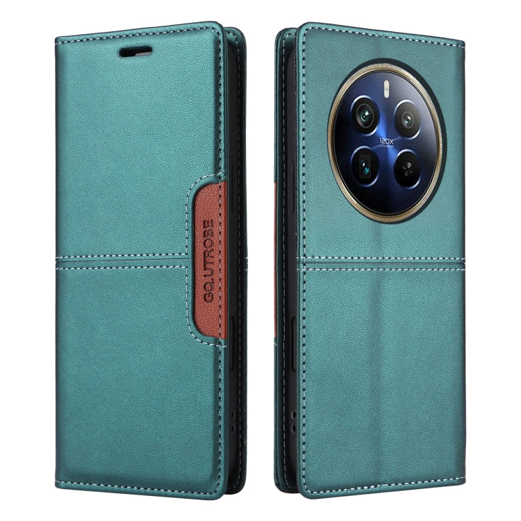 For Realme 12 Pro+ GQUTROBE G01 RFID Anti-theft Leather Phone Case