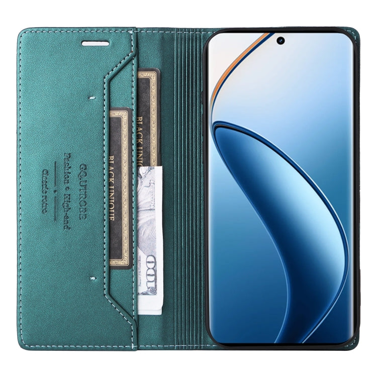 For Realme 12 Pro+ GQUTROBE G01 RFID Anti-theft Leather Phone Case