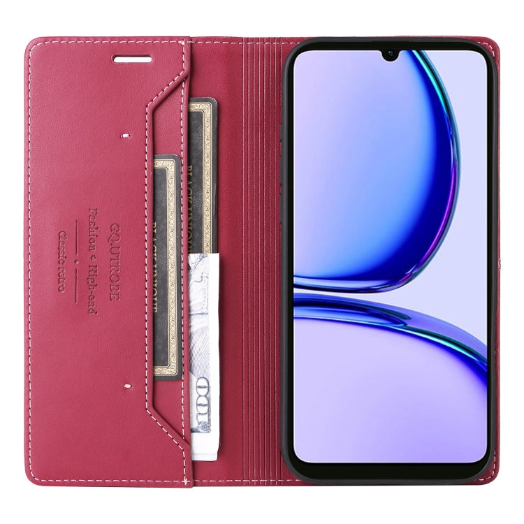 For Realme C53 4G GQUTROBE G01 RFID Anti-theft Leather Phone Case