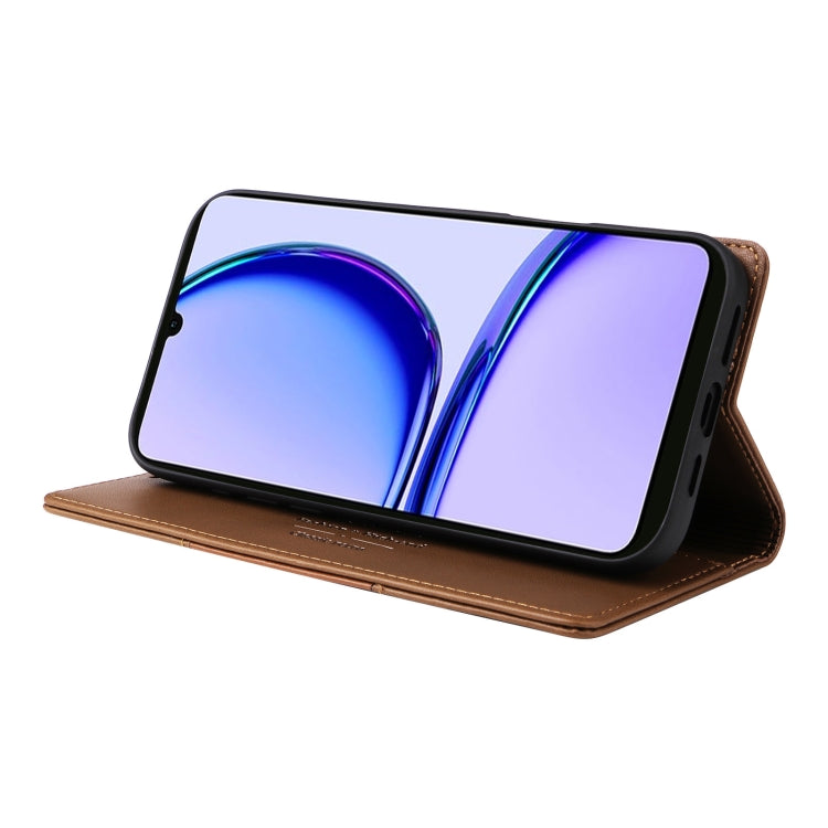 For Realme C53 4G GQUTROBE G01 RFID Anti-theft Leather Phone Case