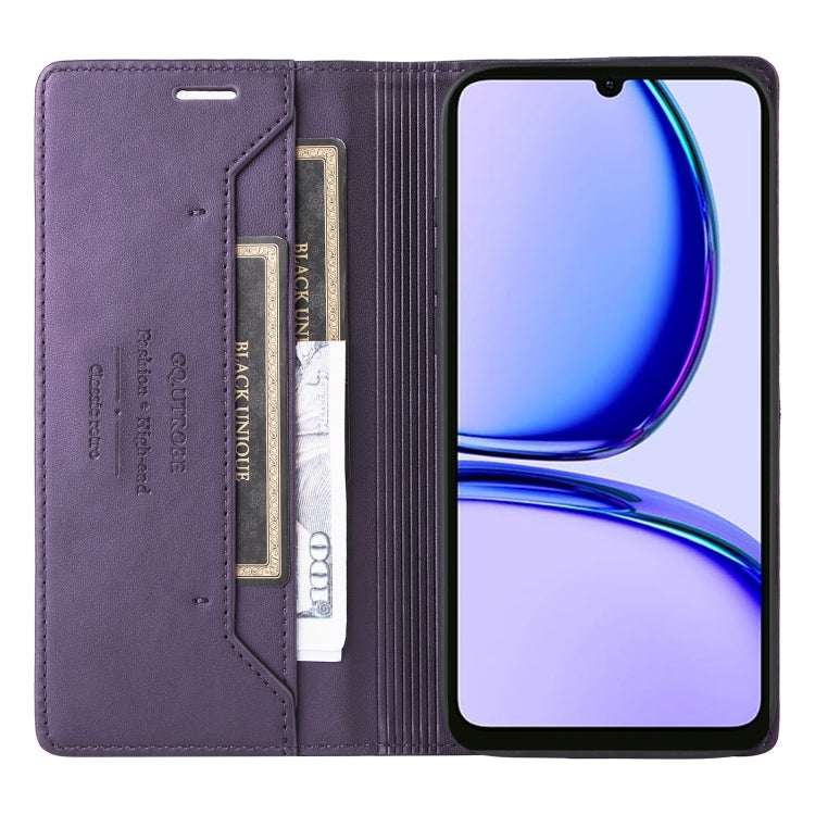 For Realme C53 4G GQUTROBE G01 RFID Anti-theft Leather Phone Case