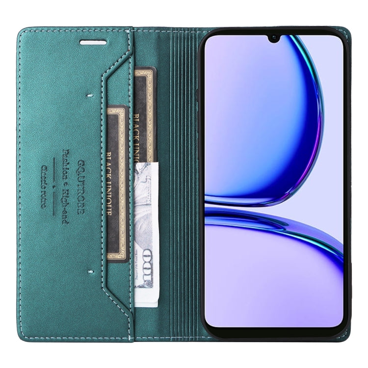 For Realme C53 4G GQUTROBE G01 RFID Anti-theft Leather Phone Case