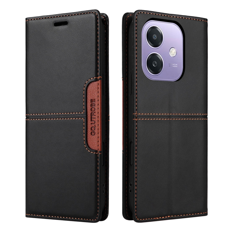For OPPO A3x 5G / 4G GQUTROBE G01 RFID Anti-theft Leather Phone Case